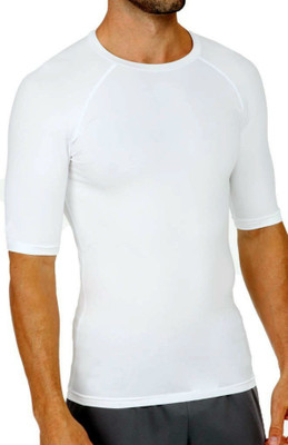 

Creative India Exports White Men Compression(White Half Sleeve