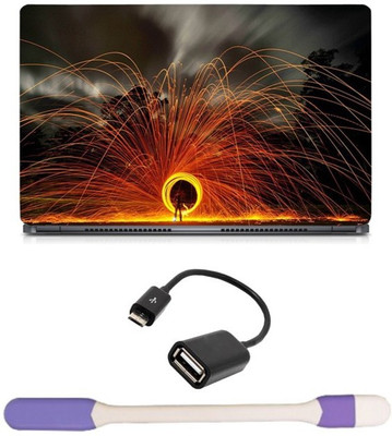 

Skin Yard Alex Coppel Creative Photography Laptop Skin with USB LED Light & OTG Cable - 15.6 Inch Combo Set