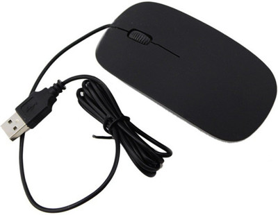 

FKU RP-007 High Definition Slim Ultra thin 1000 DPI Wired Optical Mouse(USB, Black)