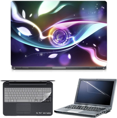 

Skin Yard Colorful Elder Scroll Abstract Laptop Skin with Screen Protector & Keyboard Skin -15.6 Inch Combo Set