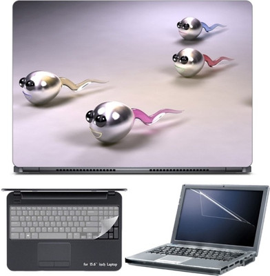 

Skin Yard 3D Fish Laptop Skin with Screen Protector & Keyboard Skin -15.6 Inch Combo Set