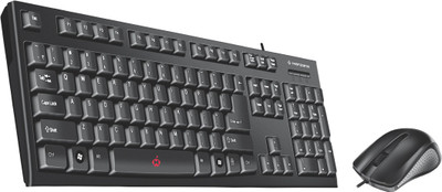 

Manzana Key Plus Combo of Standard Keyboard & Mouse (USB + USB) Combo Set