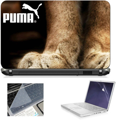 

Geek puma legs 3in1 Laptop Skins with Laptop Screen Guard and Key Protector HQ1082 15.6 Inch Combo Set