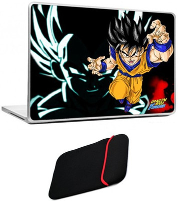 

Skin Yard Dragon Wall Laptop Skin/Decal with Reversible Laptop Sleeve - 14.1 Inch Combo Set