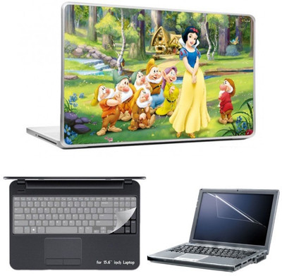 

Skin Yard Disney Princess Laptop Skin With Laptop Screen Guard And Laptop Key Guard -15.6 Inch Combo Set