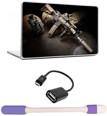 

Skin Yard Dubai Night Laptop Skin with USB LED Light & OTG Cable - 15.6 Inch Combo Set