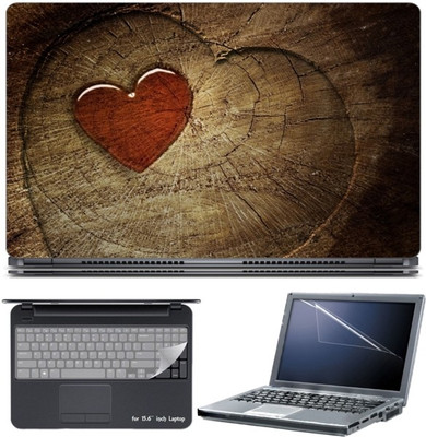 

Skin Yard Red Jelly Heart Middle of Love Tree Laptop Skin with Screen Protector & Keyboard Skin -15.6 Inch Combo Set