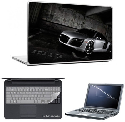 

Skin Yard Audi R8 Car Laptop Skins with Laptop Screen Guard & Laptop Keyguard -15.6 Inch Combo Set