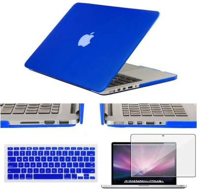 

LUKE For MacBook Air 11.6 inch Case,Rubberized Matte Hard Shell Plastic Case+Matching Keyboard Skin+LCD Screen Protector + Touchpad Protector for Macbook Air 11.6"-Fits Model A1370 / A1465 Combo Set