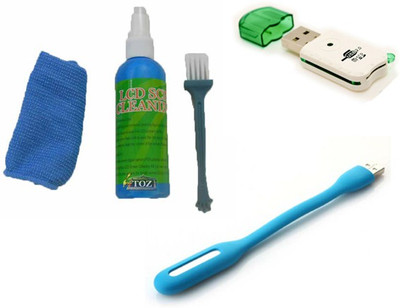 Namo Art Card Reader, USB LED, Cleaning Kit Combo Set