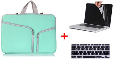 

LUKE Zipper Briefcase Soft Neoprene Handbag Sleeve Bag Cover Case for MACBOOK PRO 13.3 inch With Free LCD Clear Screen Protector Film Guard + Keyboard Protector Combo Set