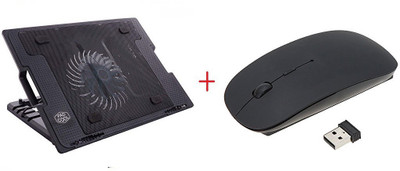 

NewveZ Cooling Pad & Ultra Slim Wireless Mouse Combo Set