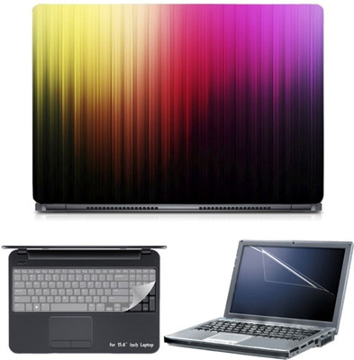

Skin Yard Dream Glare Abstract Design Laptop Skin with Screen Protector & Keyboard Skin -15.6 Inch Combo Set