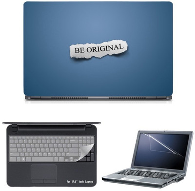 

Skin Yard Be Original Sparkle Laptop Skin with Screen Protector & Keyguard -15.6 Inch Combo Set