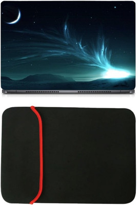 

Skin Yard Fantasy Astronomy North Light Laptop Skin/Decal with Reversible Laptop Sleeve - 14.1 Inch Combo Set
