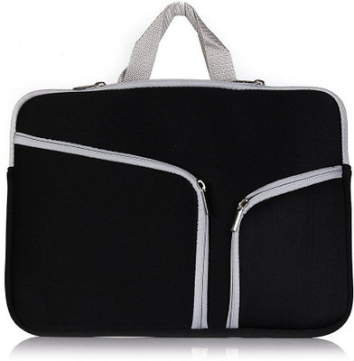 

LUKE Macbook Sleeve - Best Water-Resistant Protective Case For 13" MacBook Pro & Air (including Retina) Laptop Computer and Ultrabook - Cover Bag Includes Compartment For Charger - black Combo Set