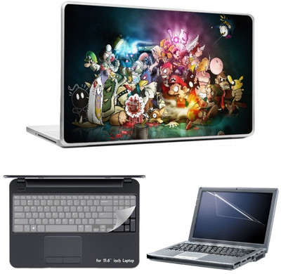 

Skin Yard Mario Party Laptop Skin With Laptop Screen Guard And Laptop Key Guard -15.6 Inch Combo Set