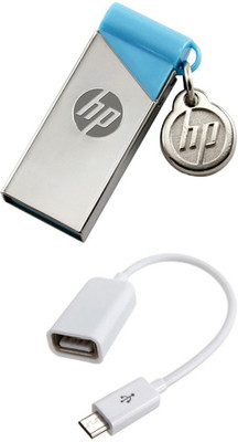 

HP 16 GB Pendrive With OTG Cable Combo Set