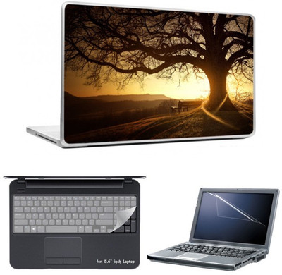 

Skin Yard Nature Sunny Tree Laptop Skins with Laptop Screen Guard & Laptop Keyguard -15.6 Inch Combo Set