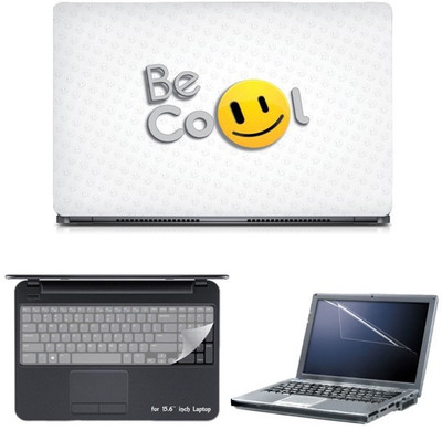 

Skin Yard Be Cool Sparkle Laptop Skin with Screen Protector & Keyguard -15.6 Inch Combo Set