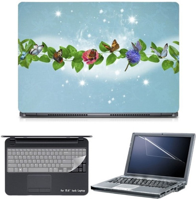 

Skin Yard Delightful Butterflies Laptop Skin with Screen Protector & Keyboard Skin -15.6 Inch Combo Set