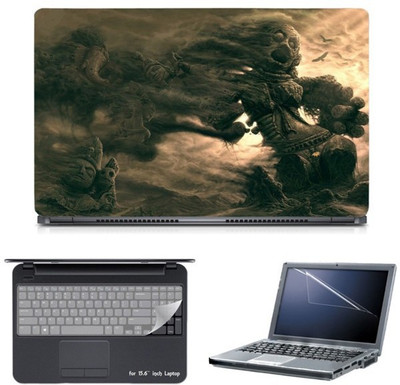 

Skin Yard 3D DARK AN DUSTY Laptop Skin with Screen Protector & Keyboard Skin -15.6 Inch Combo Set