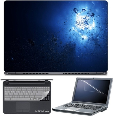 

Skin Yard Agua Space Laptop Skin with Screen Protector & Keyboard Skin -15.6 Inch Combo Set