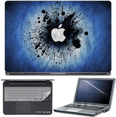 

Skin Yard Apple Abstract Splash Background Laptop Skin with Screen Protector & Keyboard Skin -15.6 Inch Combo Set