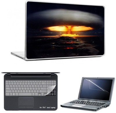 

Skin Yard Explosion Abstract Laptop Skins with Laptop Screen Guard & Laptop Keyguard -15.6 Inch Combo Set