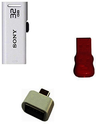 

Sony 32 GB Pendrive with OTG Adapter and card reader Combo Set