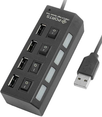 JT Super Speed 4 Port USB Hub