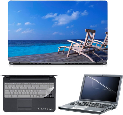 

Skin Yard 3in1 Combo- Feeling Relax Laptop Skin with Screen Protector & Keyguard -15.6 Inch Combo Set