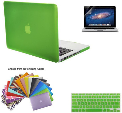 

LUKE Macbook Air 13" 13.3 Inch Hard Plastic Case with Keyboard Cover+ LCD HD Screen Protector +Anti-dust Plug+ Touchpad Protector (A1369 and A1466) Combo Set
