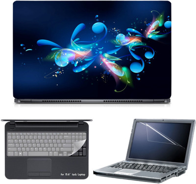 

Skin Yard 3in1 Combo- Beautiful Graphics Laptop Skin with Screen Protector & Keyguard -15.6 Inch Combo Set
