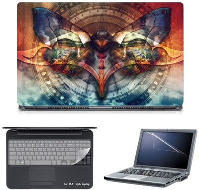 

Skin Yard Stylized Moth Laptop Skin with Screen Protector & Keyboard Skin -15.6 Inch Combo Set