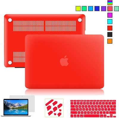 

LUKE Macbook Air 13" 13.3 Inch Hard Plastic Case with Keyboard Cover+ LCD HD Screen Protector +Anti-dust Plug+ Touchpad Protector Combo Set