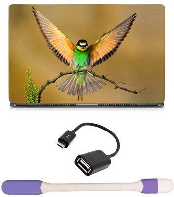 

Skin Yard Amazing Descargar Beautiful Bird Laptop Skin with USB LED Light & OTG Cable - 15.6 Inch Combo Set
