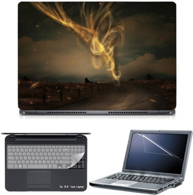 

Skin Yard Tornado Over Sea Laptop Skin with Screen Protector & Keyboard Skin -15.6 Inch Combo Set