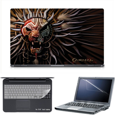 

Skin Yard Carnal Laptop Skin Decal with Keyguard & Screen Protector -15.6 Inch Combo Set
