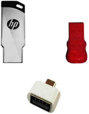

HP V236w 16 GB pendrive with OTG Adapter and card Reader Combo Set