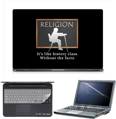 

Skin Yard Sparkle Atheist Religion Laptop Skin with Screen Protector & Keyboard Skin -15.6 Inch Combo Set