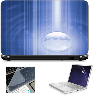 

Geek Blue dell light focus 3in1 Laptop Skins with Laptop Screen Guard and Key Protector HQ1082 15.6 Inch Combo Set