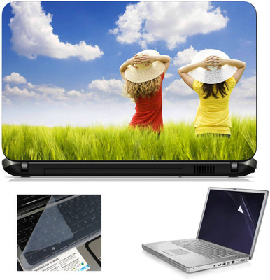 

Geek Two girl Holding Head Waching Upward.jpg 3in1 Laptop Skins with Laptop Screen Guard and Key Protector HQ1082 15.6 Inch Combo Set