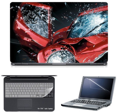

Skin Yard Burnout Paradise Laptop Skin with Screen Protector & Keyboard Skin -15.6 Inch Combo Set