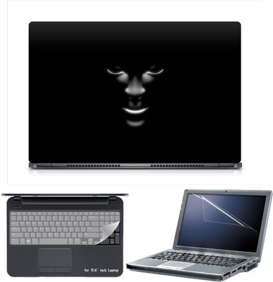 

Skin Yard Sparkle Behind the mask Laptop Skin with Screen Protector & Keyboard Skin -15.6 Inch Combo Set