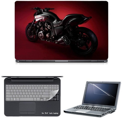

Skin Yard Yamaha Vmax Concept Bike Laptop Skin with Screen Protector & Keyguard -15.6 Inch Combo Set