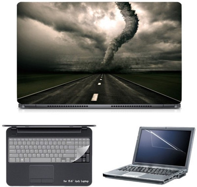 

Skin Yard Real Tornado Laptop Skin with Screen Protector & Keyboard Skin -15.6 Inch Combo Set