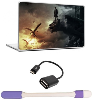 

Skin Yard Frankenstein Laptop Skins with USB LED Light & OTG Cable - 15.6 Inch Combo Set