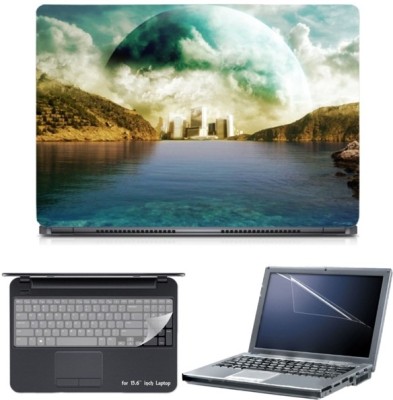 

Skin Yard Fantasy City Sky Line Laptop Skin with Screen Protector & Keyboard Skin -15.6 Inch Combo Set