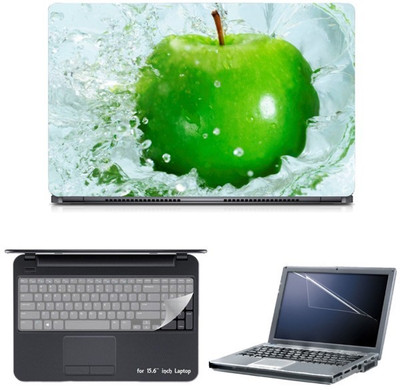

Skin Yard Green Apple in Water Sparkle Laptop Skin with Screen Protector & Keyguard -15.6 Inch Combo Set